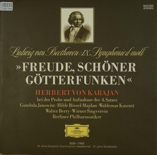 Ludwig van Beethoven, Herbert von Karajan, G: IX. Symphonie D-Moll »Freude, Schöner Götterfunken« (H