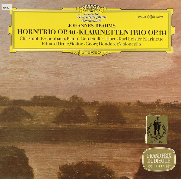Brahms: Horntrio op. 40 / Klarinettentrio op. 114