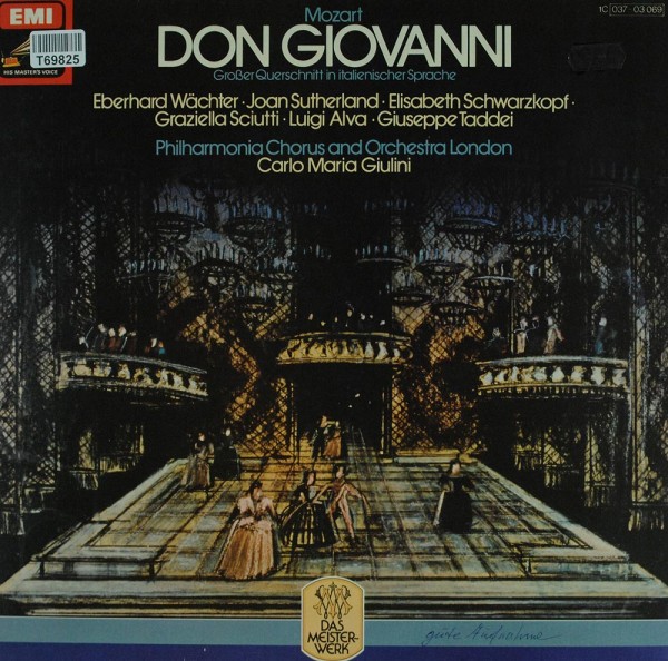 Wolfgang Amadeus Mozart, Eberhard Wächter, J: Don Giovanni (Großer Querschnitt In Italienischer Spra