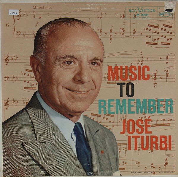 Iturbi, José: Music to remember