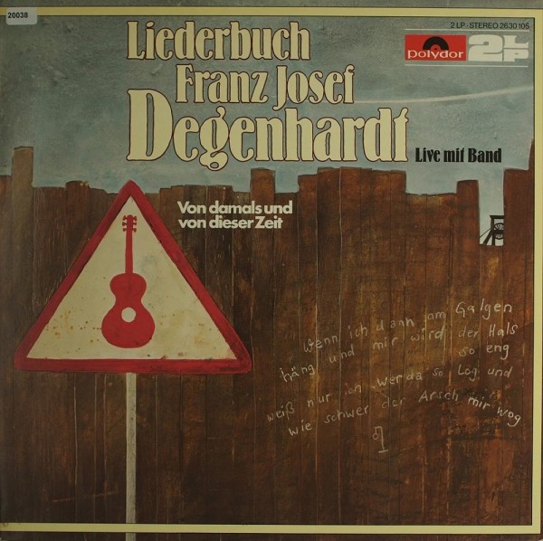 Degenhardt, Franz Josef: Liederbuch