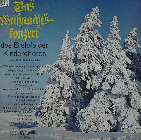 Der Bielefelder Kinderchor: Das Weihnachtskonzert Des Bielefelder Kinderchores