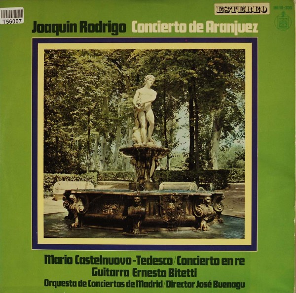 Joaquín Rodrigo, Ernesto Bitetti: Concerto De Aranjuez