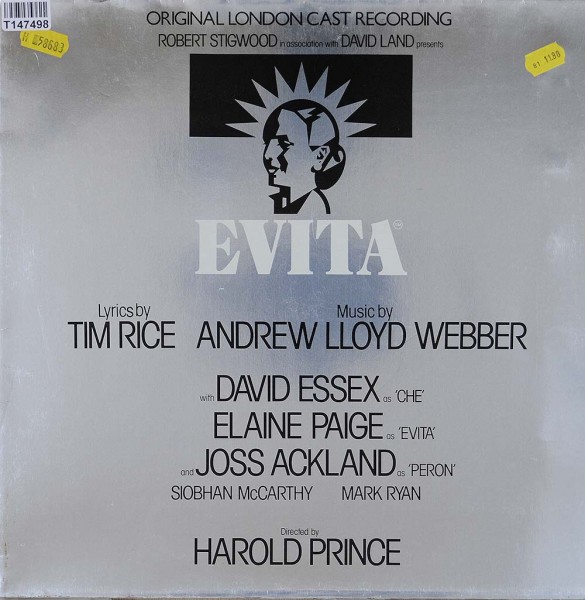 Robert Stigwood In Association With David La: Evita: Original London Cast Recording