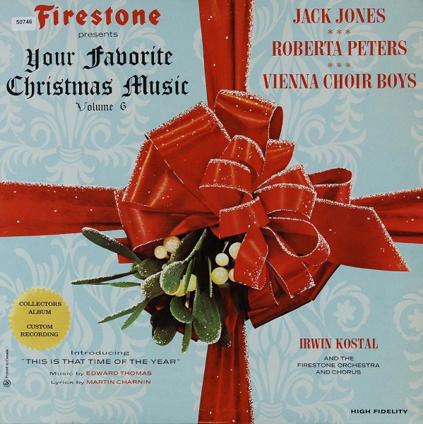 Kostal, Irwin: Firestone presents Favorite Christmas Music Vol. 6