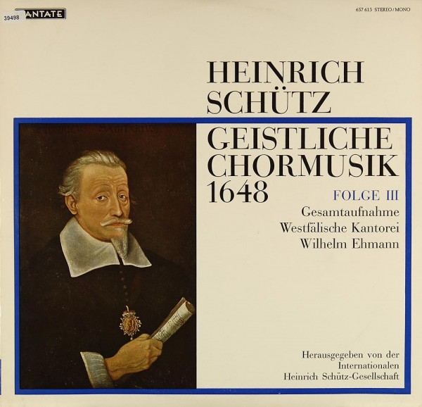 Schütz: Geistliche Chormusik 1648 Folge III