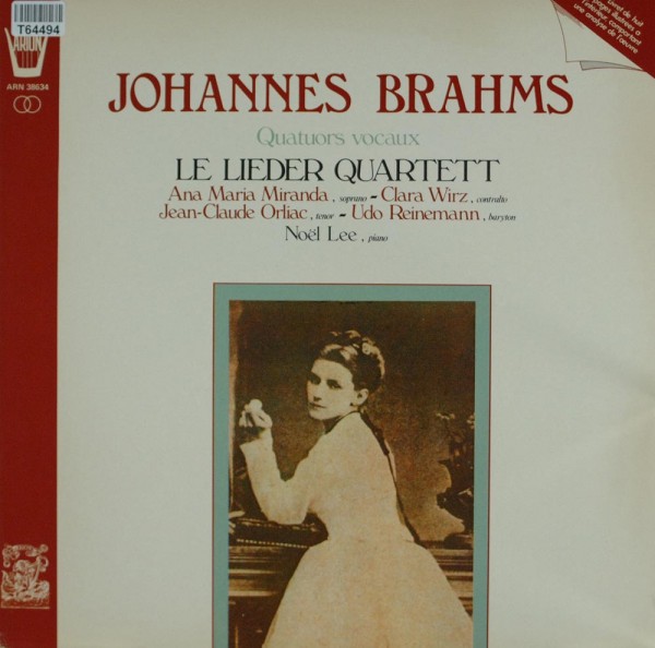 Johannes Brahms - Le Lieder Quartett includ: Quatuors Vocaux