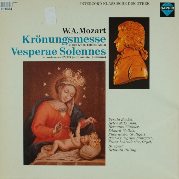 Wolfgang Amadeus Mozart - Figuralchor Der Gedächtniskirche Stuttgart, Bachcollegium Stuttgart, Franz