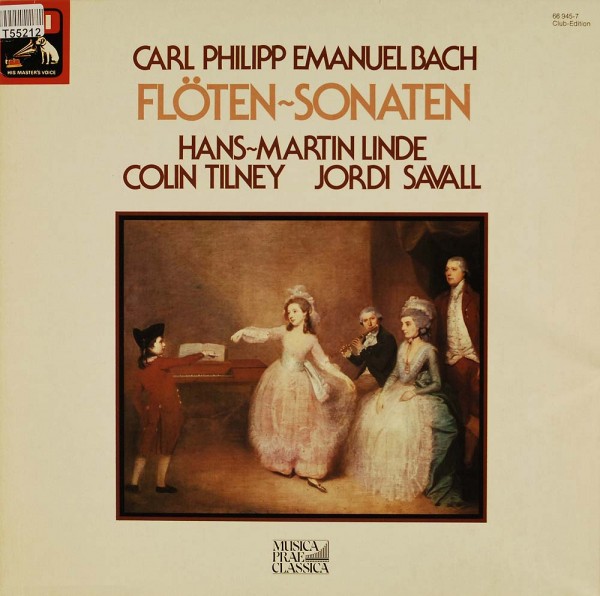Carl Philipp Emanuel Bach, Hans-Martin Linde, Colin Tilney, Jordi Savall: Flöten Sonaten