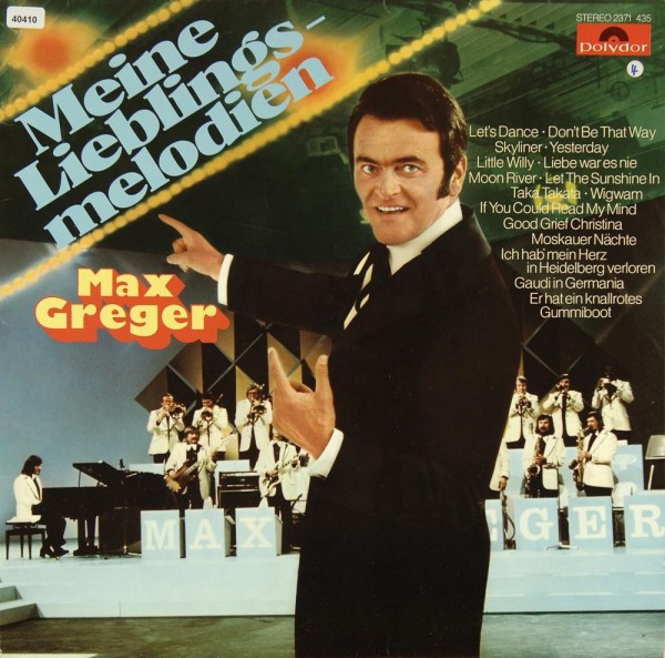 Greger, Max: Meine Lieblingsmelodien