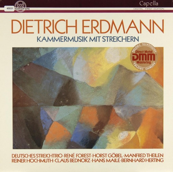 Erdmann, Dietrich: Kammermusik mit Streichern