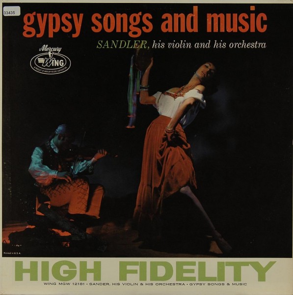 Sandler: Gypsy Songs and Music