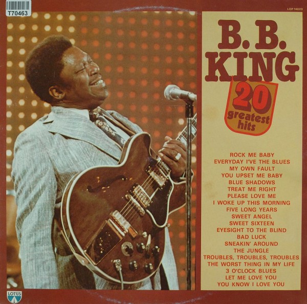 B.B. King: 20 Greatest Hits