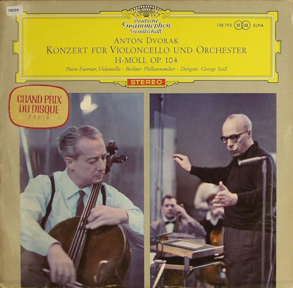 Dvorák: Konzert für Violoncello und Orch. H-Moll op.104