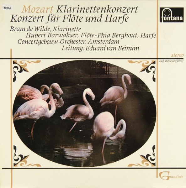 Mozart: Klarinettenkonzert / Konzert für Flöte &amp; Harfe