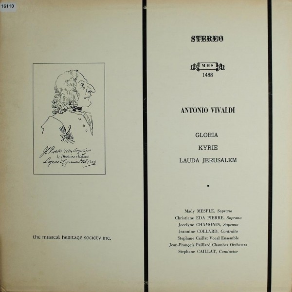 Vivaldi: Gloria, Kyrie, Lauda Jerusalem