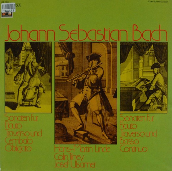Johann Sebastian Bach - Hans-Martin Linde, : Sonaten Für Flauto Traverso Und Cembalo Obligato - Sona