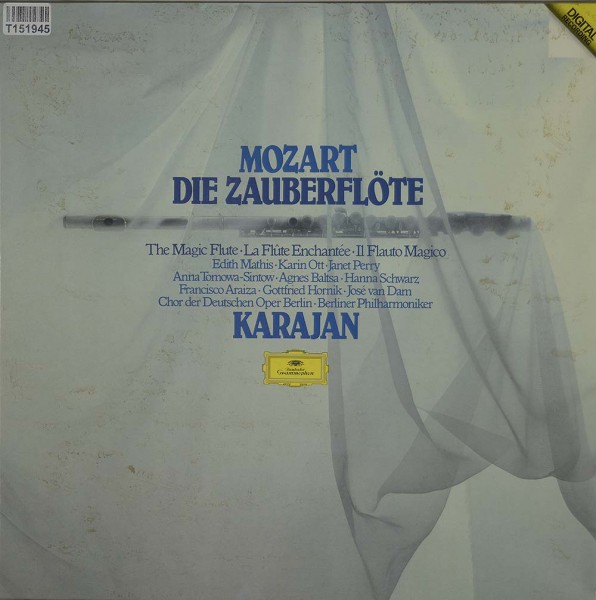 Wolfgang Amadeus Mozart, Herbert Von Karajan: Die Zauberflöte = The Magic Flute = La Flute Enchantee