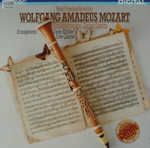 Wolfgang Amadeus Mozart / Dieter Klöcker, É: Klarinettenquartette - Clarinet Quartets