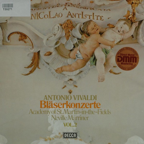 Antonio Vivaldi - The Academy Of St. Martin-in-the-Fields, Sir Neville Marriner: Bläserkonzerte - Vo