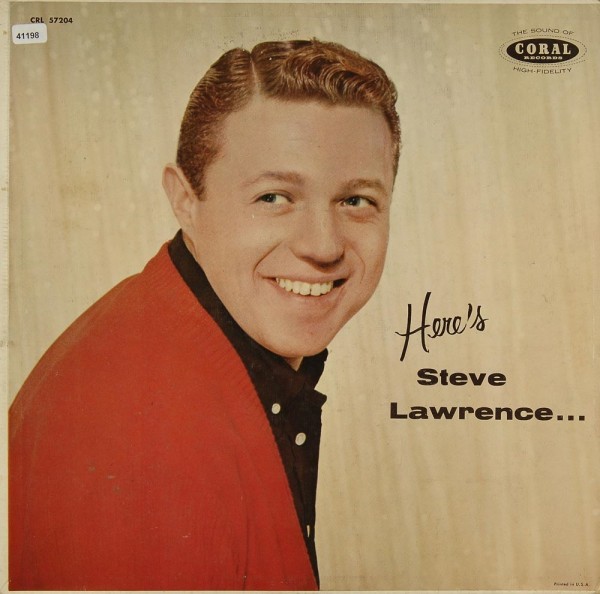 Lawrence, Steve: Here´s Steve Lawrence