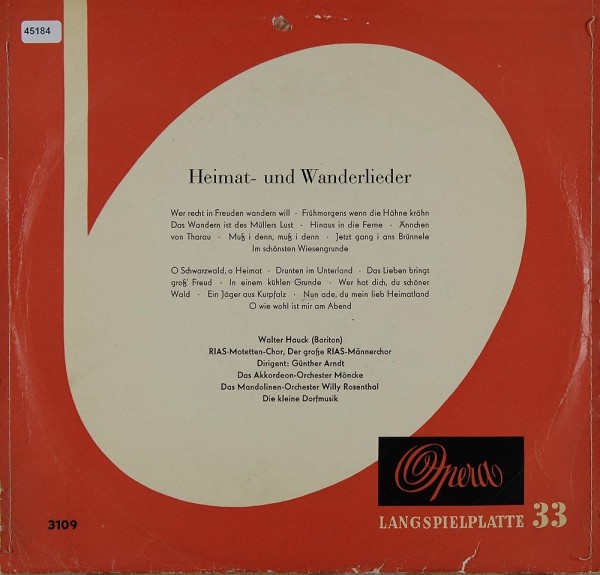 Various: Heimat- und Wanderlieder