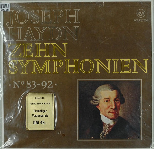 Joseph Haydn: Zehn Symphonien No 83-92