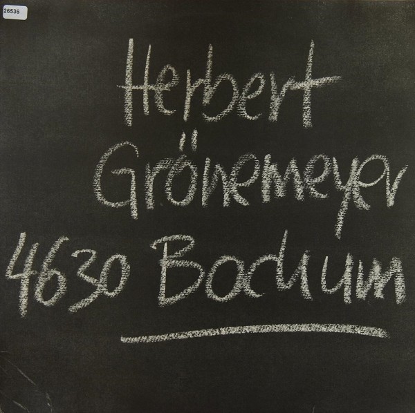 Grönemeyer, Herbert: Bochum