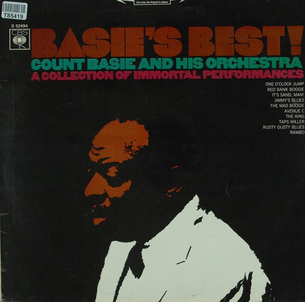 Count Basie Orchestra: Basie&#039;s Best! A Collection Of Immortal Performances