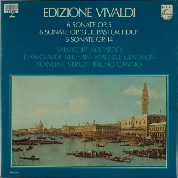 Antonio Vivaldi - Salvatore Accardo, Jean-Claude Veilhan, Maurice Gendron, Blandine Verlet: 6 Sonate