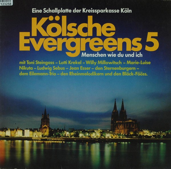 Various: Kölsche Evergreens 5 - Menschen Wie Du Und Ich