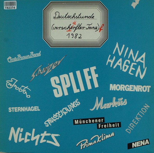 Various: Deutschstunde (Verschärfter Tanz &#039;82)