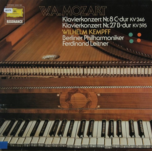 Mozart: Klavierkonzerte Nr 8 &amp; Nr. 27