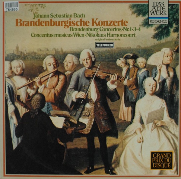 Johann Sebastian Bach - Concentus Musicus W: Brandenburgische Konzerte 1,3,4