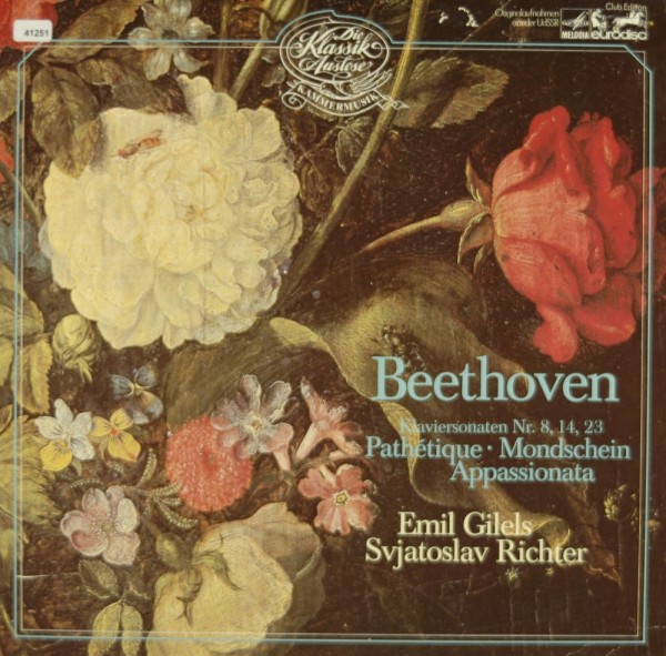 Beethoven: Klaviersonaten Nr. 8, 14 &amp; 23