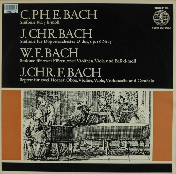 Carl Philipp Emanuel Bach, Johann Christian: Sinfonie Nr. 5 H-moll - Sinfonie Für Doppelorchester D