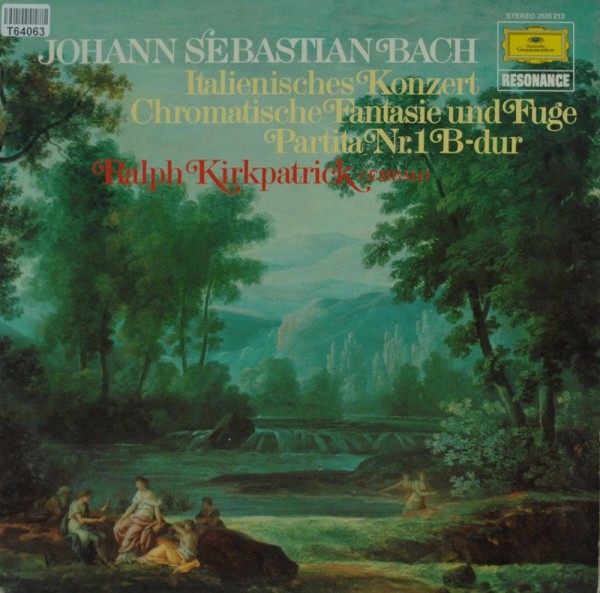 Johann Sebastian Bach / Ralph Kirkpatrick: Italienisches Konzert • Chromatische Fantasie Und Fuge
