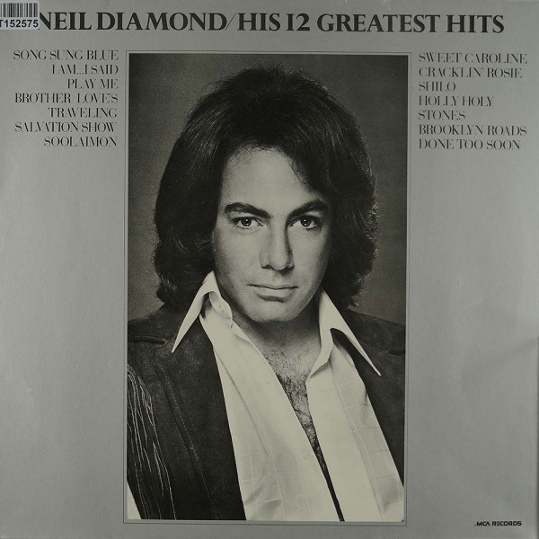 Neil Diamond: His 12 Greatest Hits