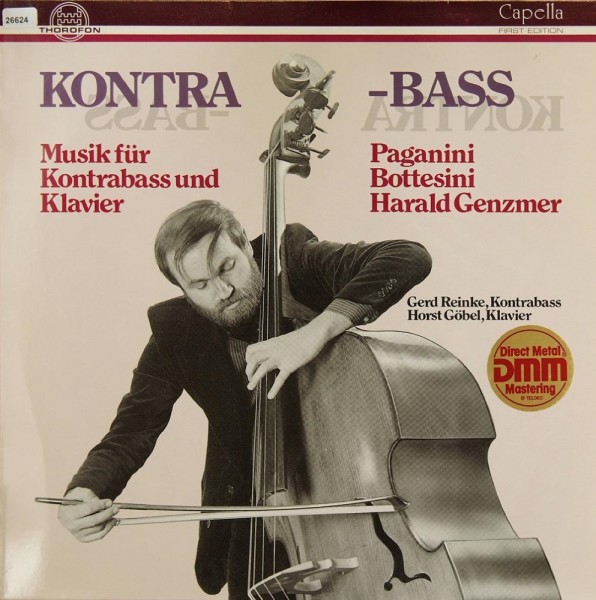 Paganini / Bottesini / Genzmer: Musik für Kontrabass und Klavier
