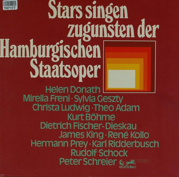 Various: Stars Singen Zugunsten Der Hamburgischen Staatsoper