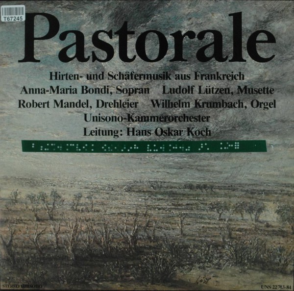 Anna-Maria Bondi, Ludolf Lützen, Robert Man: Pastorale (Hirten- Und Schäfermusik Aus Frankreich)