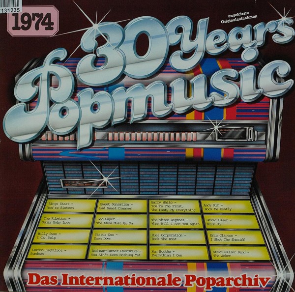 Various: 30 Years Popmusic 1974