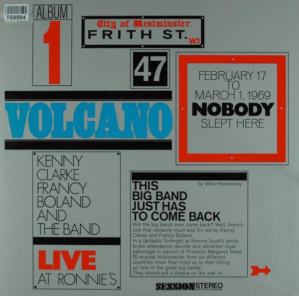 Clarke-Boland Big Band: Live At Ronnie&#039;s ; Album 1 ; Volcano