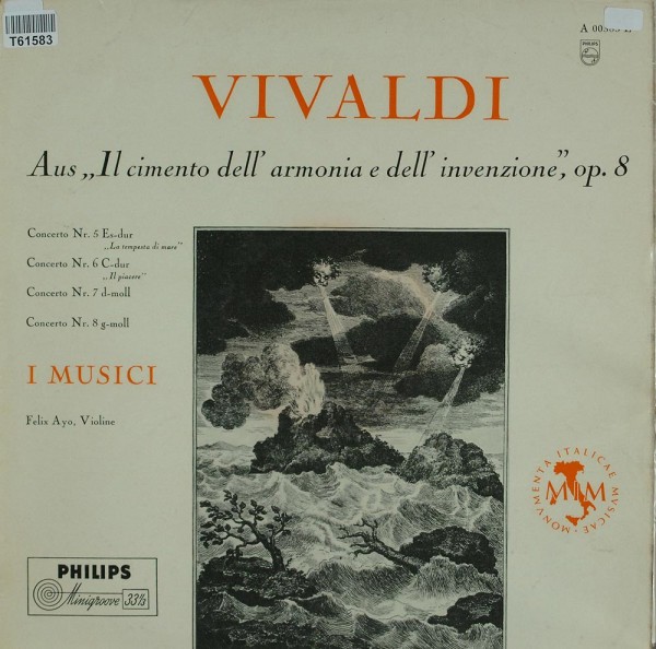 Antonio Vivaldi, I Musici, Félix Ayo: Aus Il Cimento Dell&#039;Armonia E Dell&#039;Invenzione Op. 8