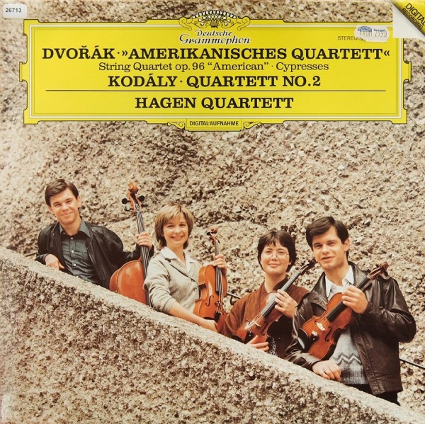 Dvorák / Kodály: Amerikanisches Quartett / Quartett No. 2