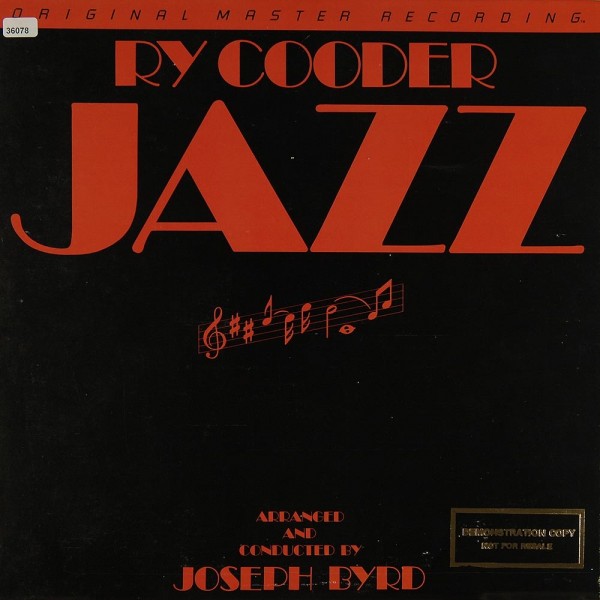 Cooder, Ry: Jazz