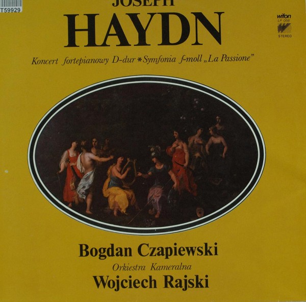 Joseph Haydn – Bogdan Czapiewski, Polska Filharmonia Kameralna, Wojciech Rajski: Koncert Fortepianow