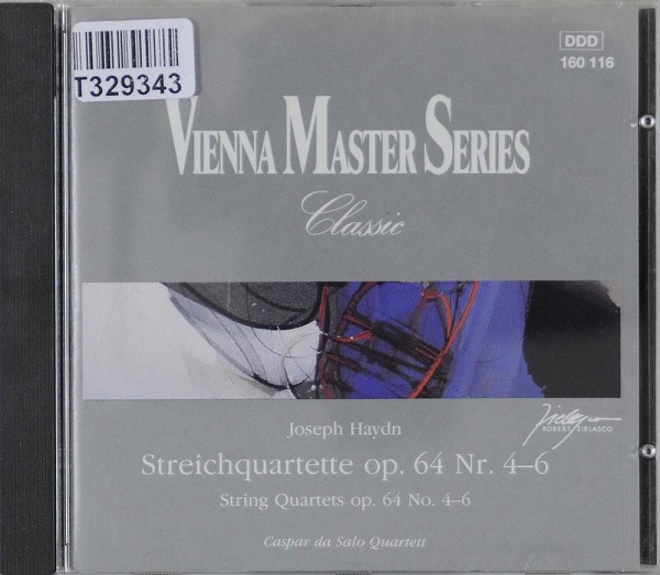 Joseph Haydn: Vienna Master Series: String Quartets op. 64 Nos. 4-6