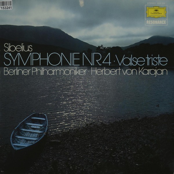 Jean Sibelius, Berliner Philharmoniker, Herb: Symphony No. 4 / Valse Triste