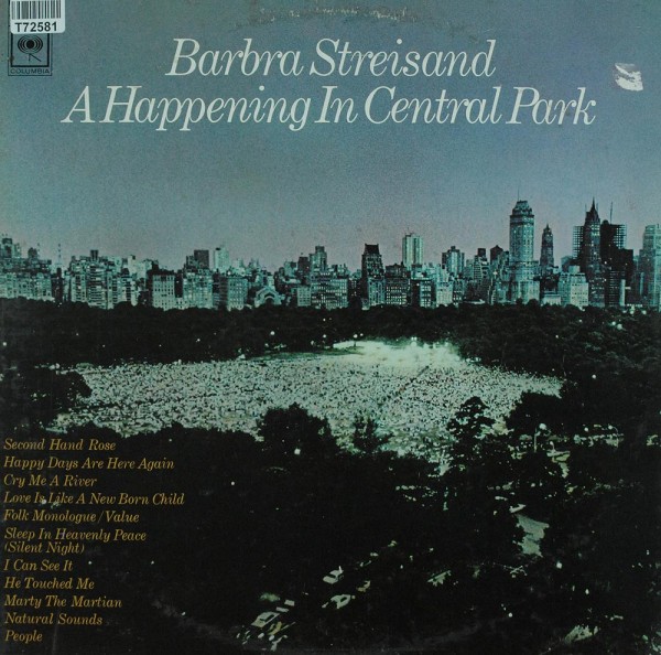 Barbra Streisand: A Happening In Central Park